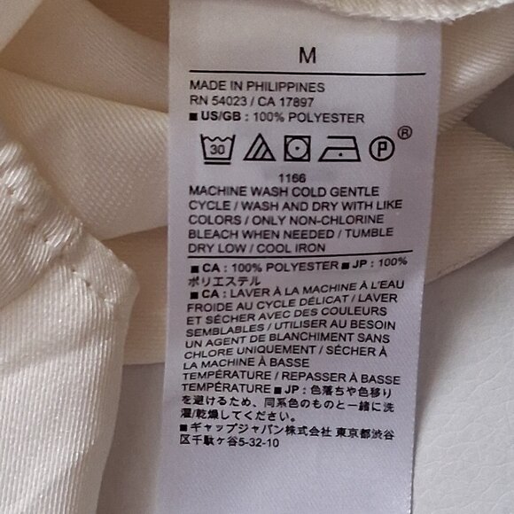 Banana Republic Tie Batwing Sleeve Blouse Top sz M NWT /B3 - Picture 8 of 8